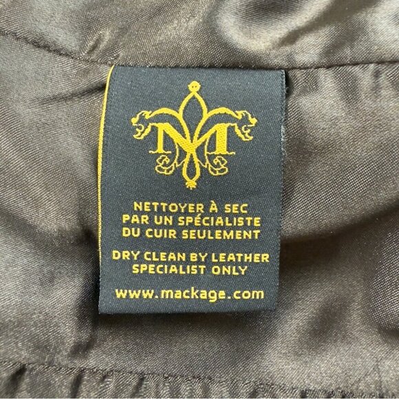 Mackage Tan Cotton Jacket Women's Size Small - Picture 5 of 16